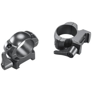 Weaver Lever Lok Top Mount 49326 1" High Matte Black Steel