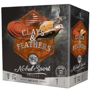 Eurosports LLC Clays & Feathers 12ga 2-3/4 1oz 1300fps #7.5 25/ct