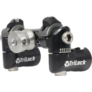 Axcel STVM-BK TriLock Adjustable V-Bar Mount Black Micro Adjustments