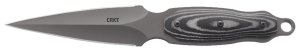 CRKT Shrill 4.77" Dual-Edge TiN Blade Knife with Sheath