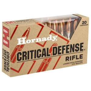 Hornady Critical Defense 308 Winchester 155gr FTX 20 Per Box 80920