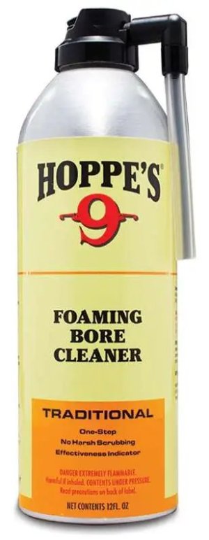 Hoppes 908 Bore Cleaner 12 oz Foam Copper Powder Residue Removal