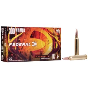 Federal Premium Fusion 300 Win Magnum 180 Grain Soft Point 20 Rounds