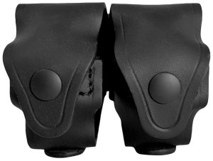 1791 Gunleather RVSLDSBLA Speed Loader Double Carrier Black Steerhide