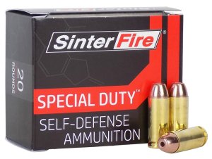 SinterFire SF10125SD 10mm 125gr Lead-Free Frangible HP Ammo 20 Rounds