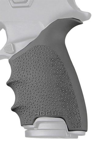Hogue 17602 Grip Sleeve Handall Beavertail Slate Gray Rubber Fits SIG Sauer