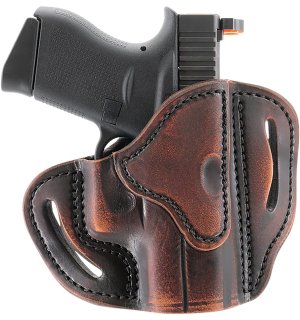 1791 Gunleather ORBHCVTGR Optic-Ready Leather Holster Glock 43
