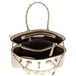 Smith & Wesson 49636 Cameleon Croc Concealed Carry Handbag, Beige/Brown