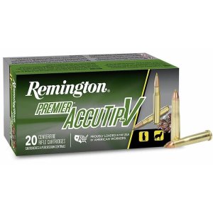 Remington Premier AccuTip 22 Hornet, 35 Grain, AccuTip-V, Centerfire Rifle Ammo, 50 Rounds