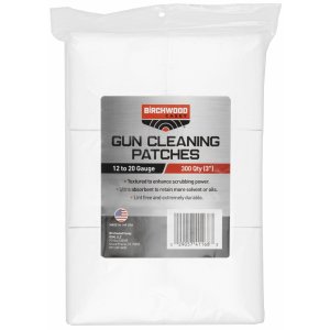Birchwood Casey Cloth Patch 3" Square 300 Pack 41168