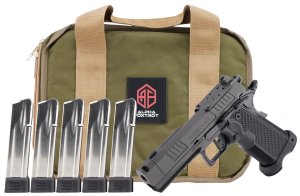 AF AF1911 Romulus 9mm 3.50 In 21rd Black DLC Threaded Compensated Barrel