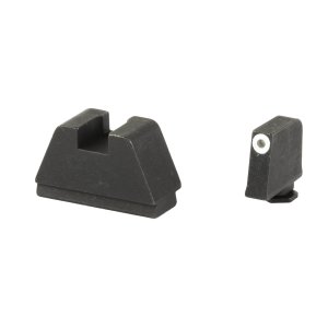 AmeriGlo GL491 Optic Sight Set Glock 3XL Tall Green Tritium Black Rear