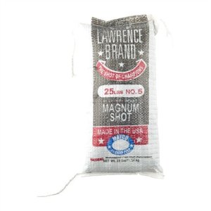 LAWRENCE BRAND SHOT LAW#5M Magnum Lead Shot #5 25 lb Bag