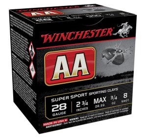 Winchester AA SS 28GA 2-3/4" .75oz #8 Shot 1300FPS