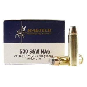 Magtech Ammunition 500S&W .500 325Gr Semi-Jacketed HP 500Rd