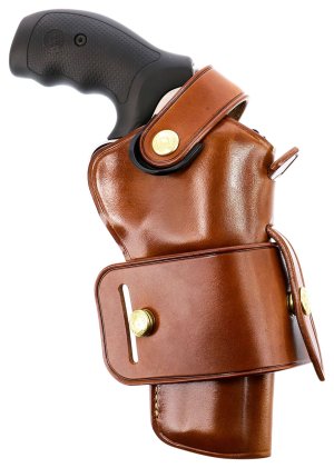 Galco WG2104 Wheelgunner 2.0 Tan Leather Ambidextrous Belt Holster