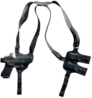 1791 Gunleather NSS-2.4-SBL-H-R Sig P320 Optic Ready Shoulder Holster