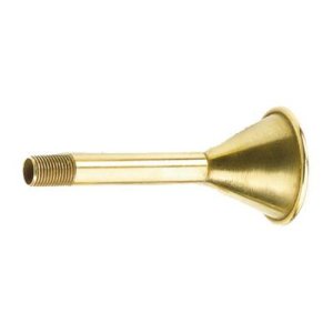 TRAD FLASK FUNNEL BRASS Powder Flask Refill Tool A1298
