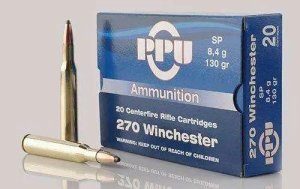 Prvi Partizan Standard Rifle PP2701 .270 Win 130gr Soft Point 20 Box