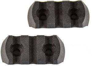 J&E Machine Tech PS-HGMLKR3 M-LOK Polymer Rail 1.5in 3-Slot 2-Pack
