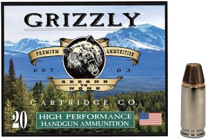 GRIZZLY GC9M+P1 9mm Luger 124gr FMJ Flat Point 20Rd Box