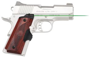 Crimson Trace LG902G Lasergrips Black Green Laser 1911 Compact 532nM