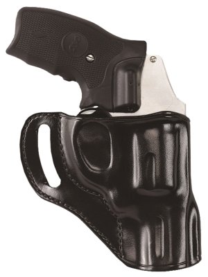 Galco HT118B Hornet Black Leather Belt Holster for Ruger SP101, Colt Cobra