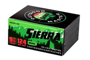 Sierra A8460 Outdoor Master 40 S&W 180gr JHP Ammo 20 Rounds