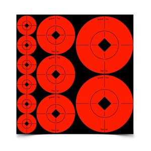Birchwood CASEY Target Spots Assorted Size Orange Targets (33928)