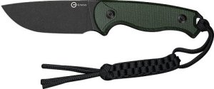 Civivi C230943 TimberBark 3.2" Fixed Blade Green Micarta/Black Stonewash