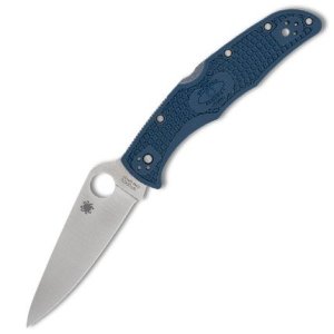 Spyderco C10PCBL Endura 4 SPY27 3.8" Satin Blade Cobalt Blue Handle