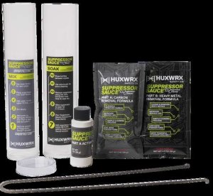 Huxwrx 3203 Suppressor Sauce Refill Kit Black with Carbon Removal