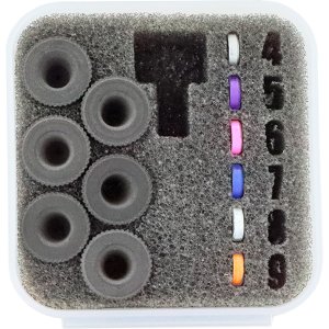 IIDLXKT Specialty Iron I Rifle Peep Kit, 6 Apertures & Verifiers, Case Included