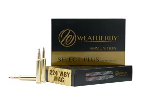 Weatherby M22437HCB 224WthbyMag 37gr Hammer Custom 20 Box