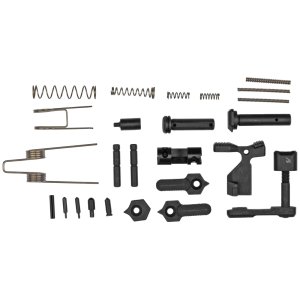 Strike Industries AR-E-LRPLT Enhanced Lower Receiver Parts Kit in Black