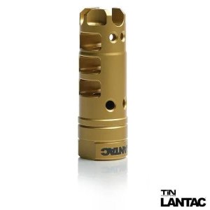 Lantac DGN556B-TIN Dragon Muzzle Brake .223/556 Gold Titanium Nitride
