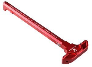 Strike Industries Latchless Charging Handle AR-15 Red Aluminum