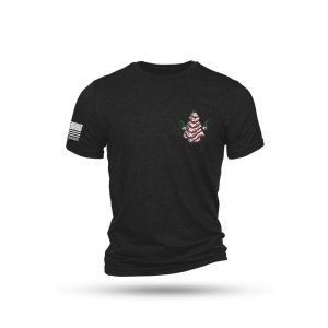 Nine Line CAKETREE-TSTRI-CHARCOALBLACKTRIBLEND-S Shirt Black S