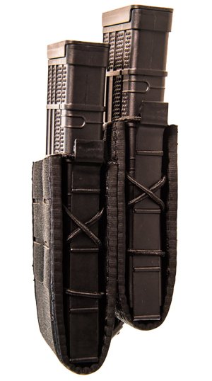 High Speed Gear 41TS02BK Taco Double Duty Staggered Black Nylon Laminate