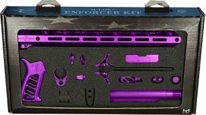 Timber Creek TCOEKPPA Enforcer AR-15 Build Kit Purple Anodized 15 In M-LOK