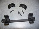 DNZ 54700 Game Reaper Remington Scope Mount/Ring Combo Matte Black 1"