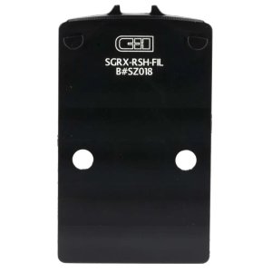 C&H Precision SGRXRSHFIL SIG P320 RX Red Dot Optic Mount 6061 Aluminum