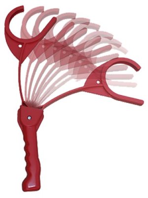 MTM Case-Gard EZ3 Clay Target Thrower Red 19" Handheld Pivotal Arm Swing