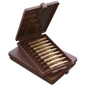 MTM Case-Gard Small/Medium Rifle Ammo Wallet 9 Rounds Brown