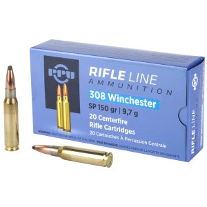 Prvi Partizan PP3081 .308 Win 150 Grain Soft Point 20 Round Box