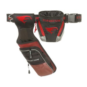 Elevation Nerve Field Quiver Red Right w/ Pro Quiver Belt