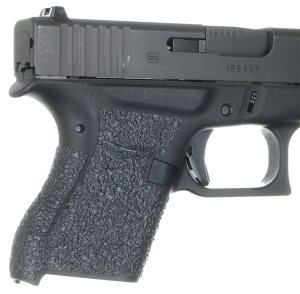 Talon Grips EV04R Textured Black Rubber Grip for Glock 42/43
