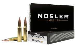 Nosler 60132 .308 Winchester 175 Grain HPBT 20 Rounds Match Grade