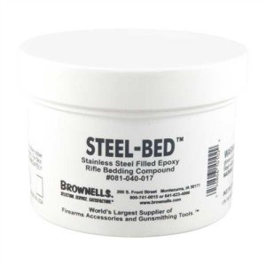 Brownells 20231-008 Steel Bed Resin Kit 8oz