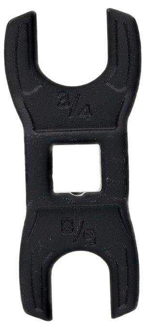 Wheeler 1199465 Muzzle Device & Buffer Tube Crowfoot Wrench Black Steel